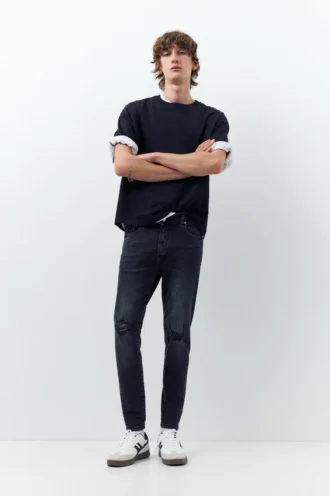 Zerrissene Skinny-Jeans