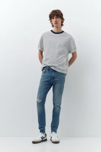 Zerrissene Skinny-Jeans