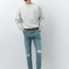 Zerrissene Skinny-Jeans Zerrissene Skinny-Jeans