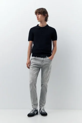 Zerrissene Skinny-Jeans