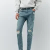 Zerrissene Skinny-Jeans Zerrissene Skinny-Jeans