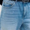 Zerrissene Slim-Fit-Bootcut-Jeans